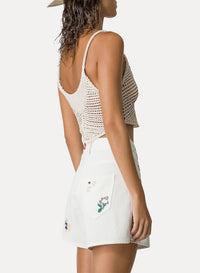 Cordonnet top - Avorio