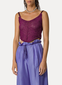 Chic raffia top - Ruby