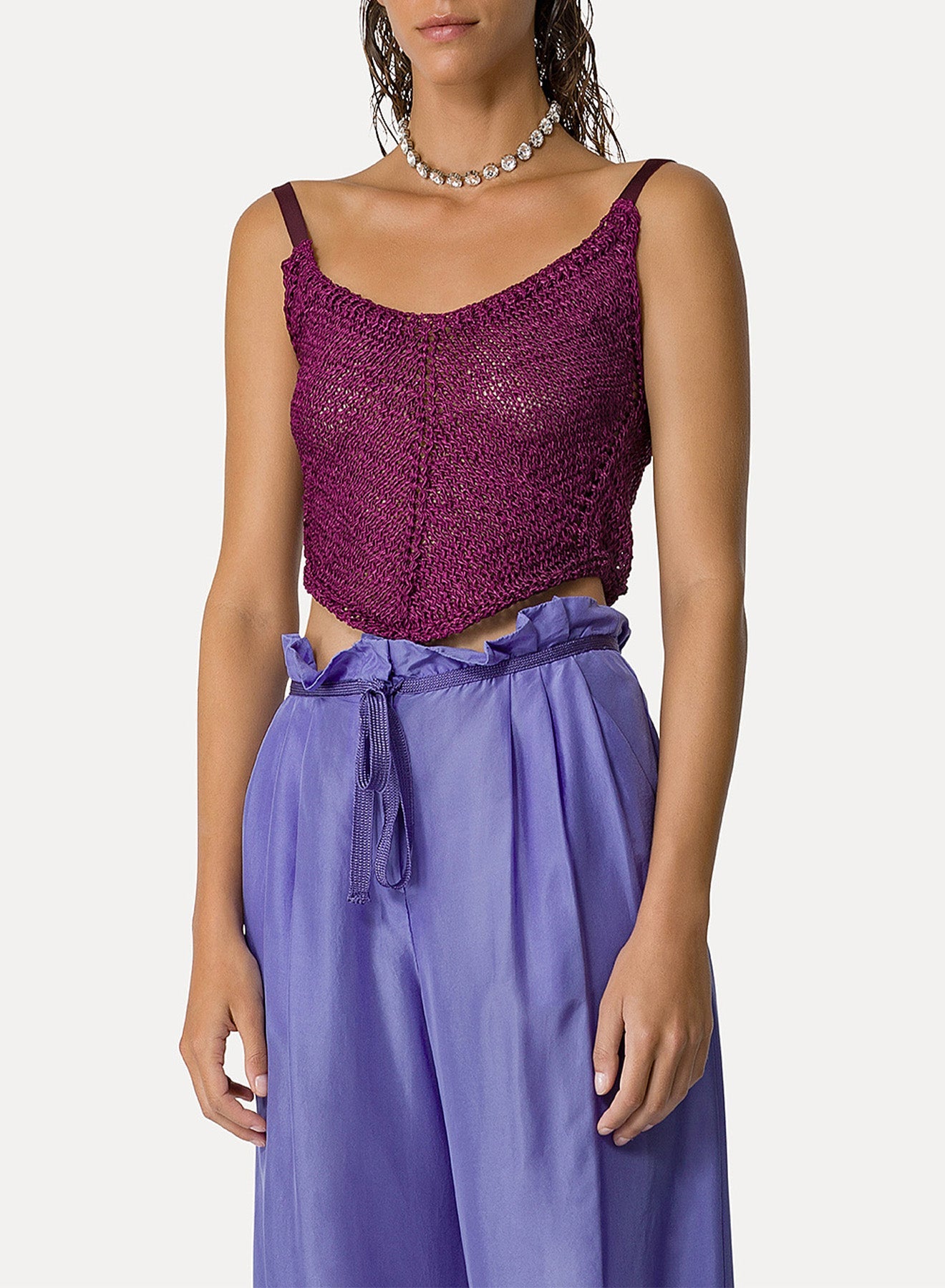 Chic raffia top - Ruby