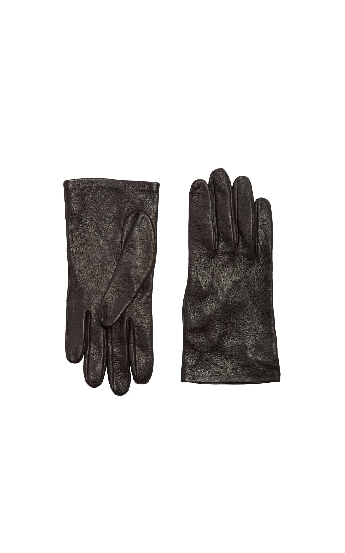 Black / Gants courts Wessex en cuir - Black