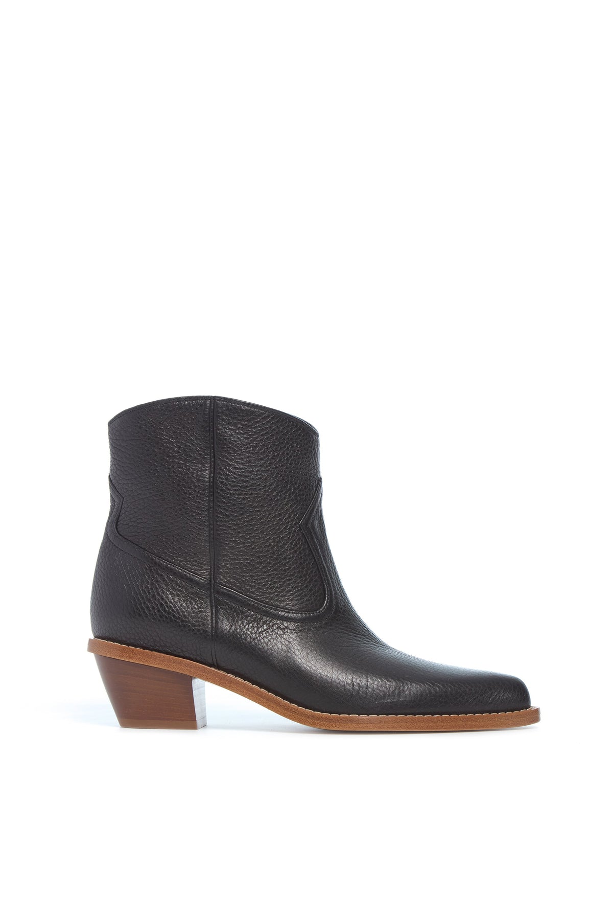 Leduc Boot en noir cervo deerskin cuir