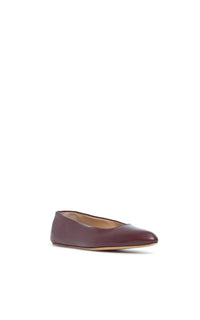 Bordeaux / Ballerines Andre en cuir - Bordeaux
