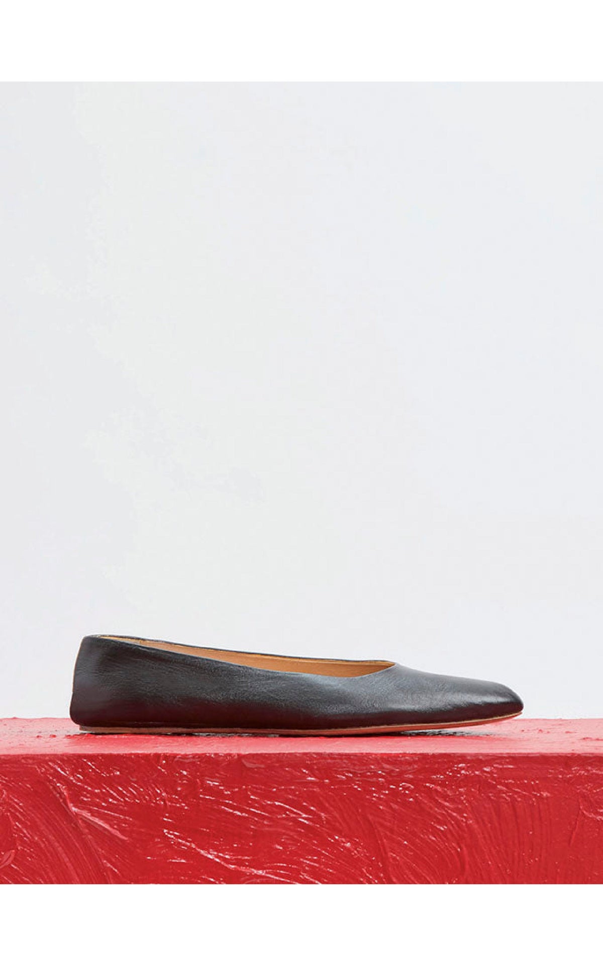 Andre Ballerina en noir calf