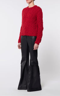 Scarlet Red / Pull Dalton en cachemire - Scarlet Red