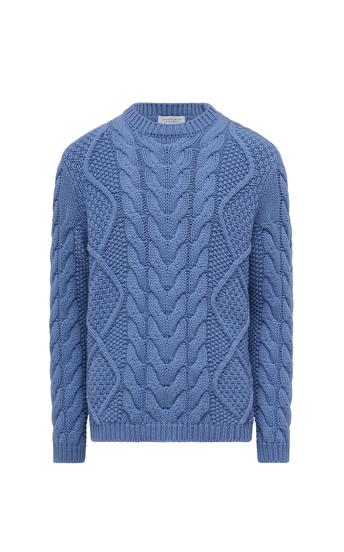 Geoffrey Crew en denim bleu clair 2/28 cachemire fil