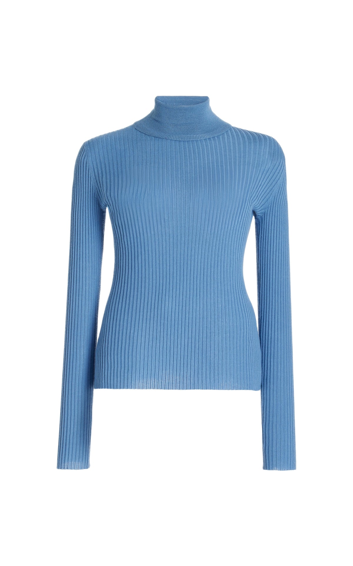 Light Blue Denim / Pull col roulé Peppe en cachemire - Light Blue Denim