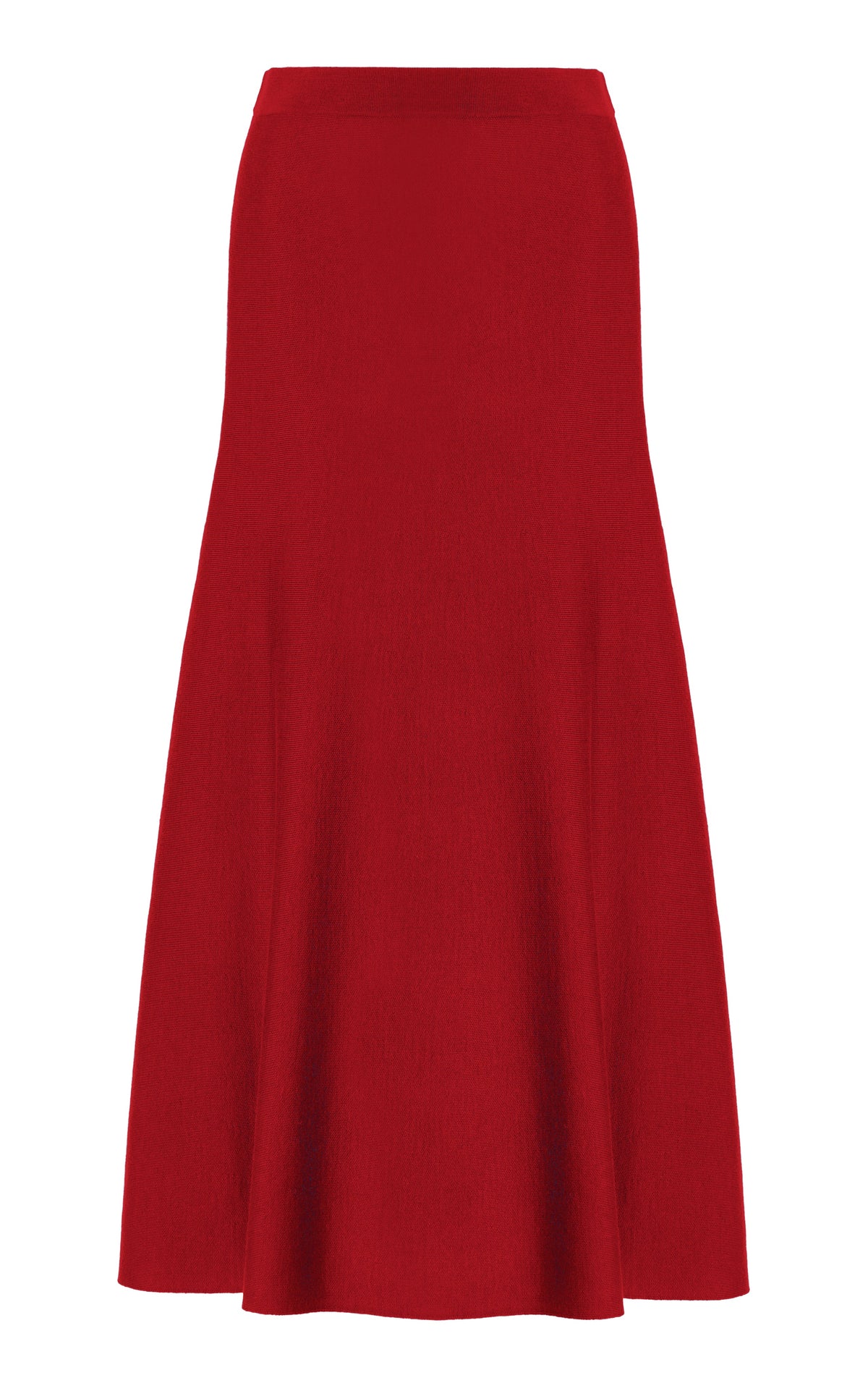 Freddie Skirt en rouge écarlate wanaka mérinos cachemire
