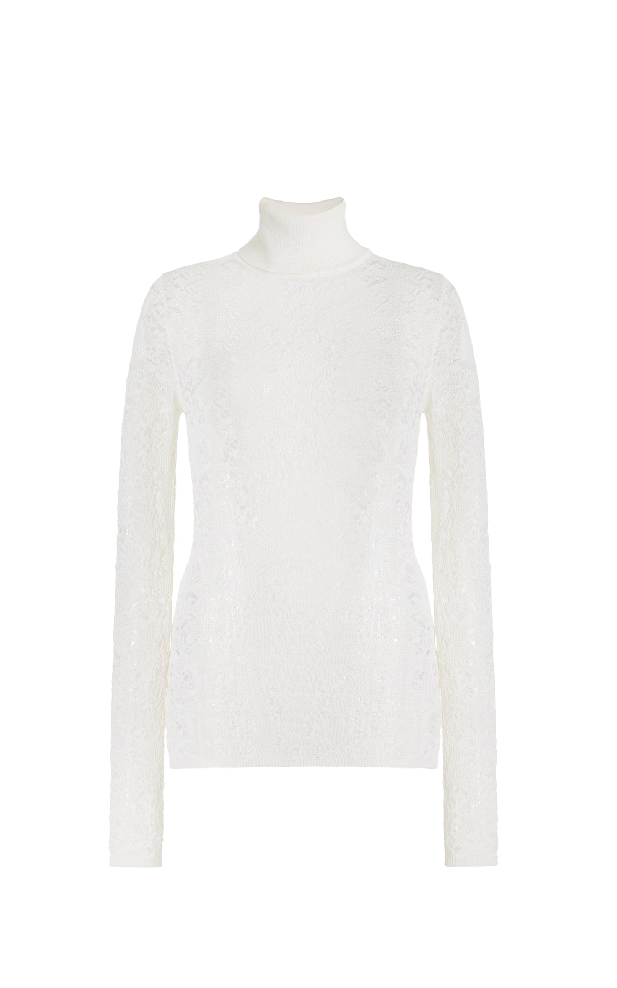 Meret Sweater en ivoire antilope mérinos fil