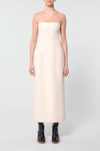 Ivory / Robe Immanuel en laine - Ivory