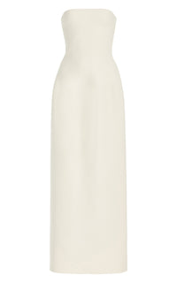 Ivory / Robe Immanuel en laine - Ivory