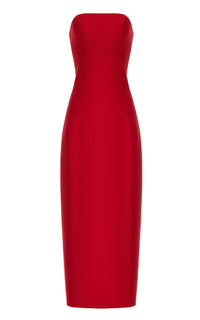 Scarlet Red / Robe Immanuel en laine - Scarlet Red