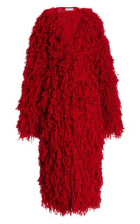 Scarlet Red / Manteau Jantzen en laine et cachemire - Scarlet Red