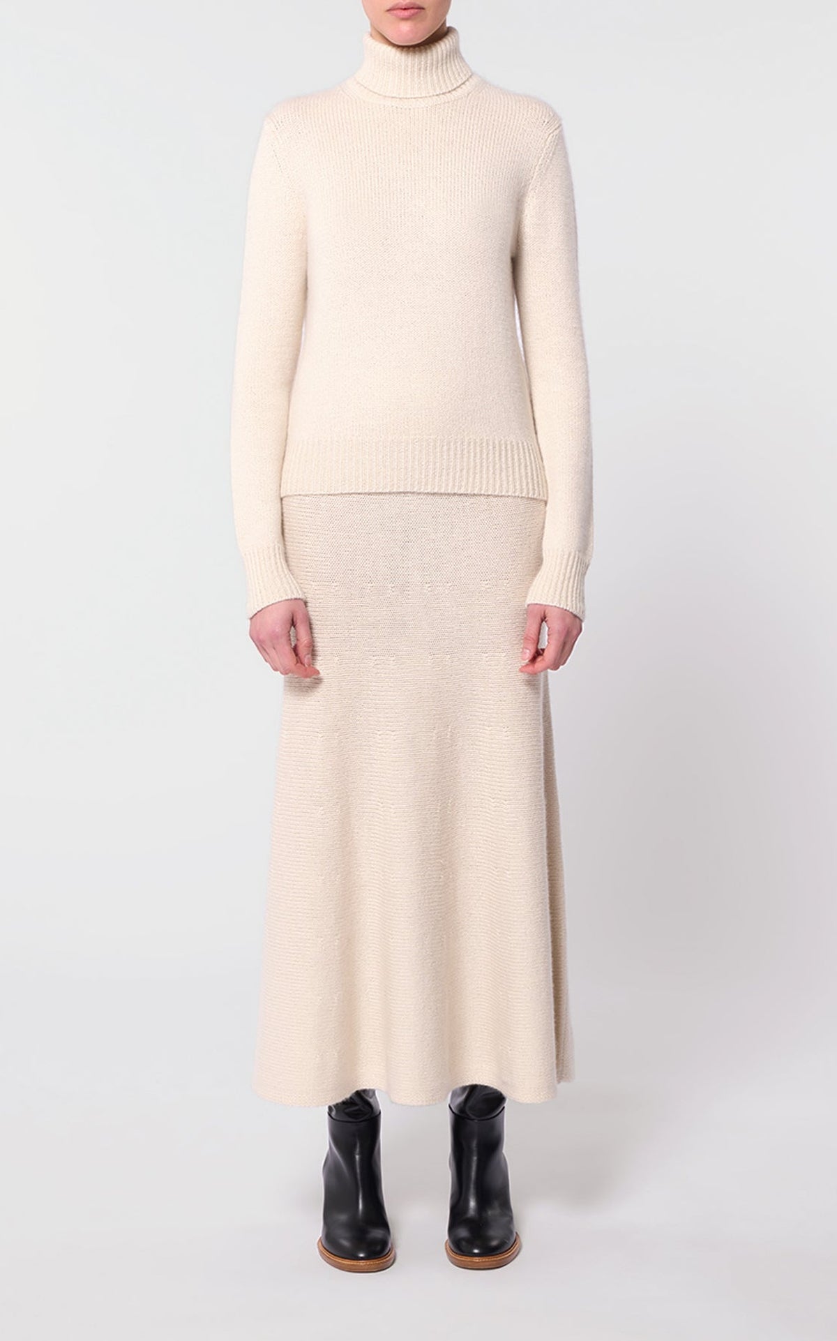 Ivory / Pull Madden en cachemire - Ivory