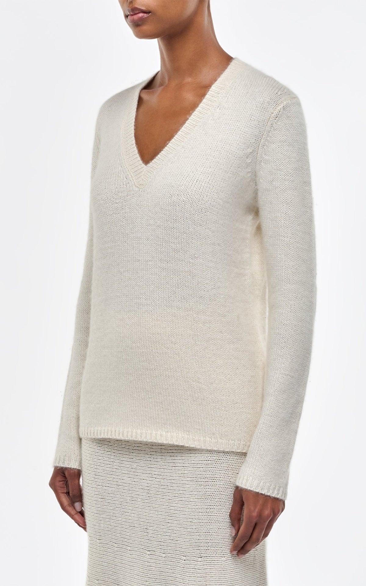 Ivory / Pull Isiah en cachemire - Ivory