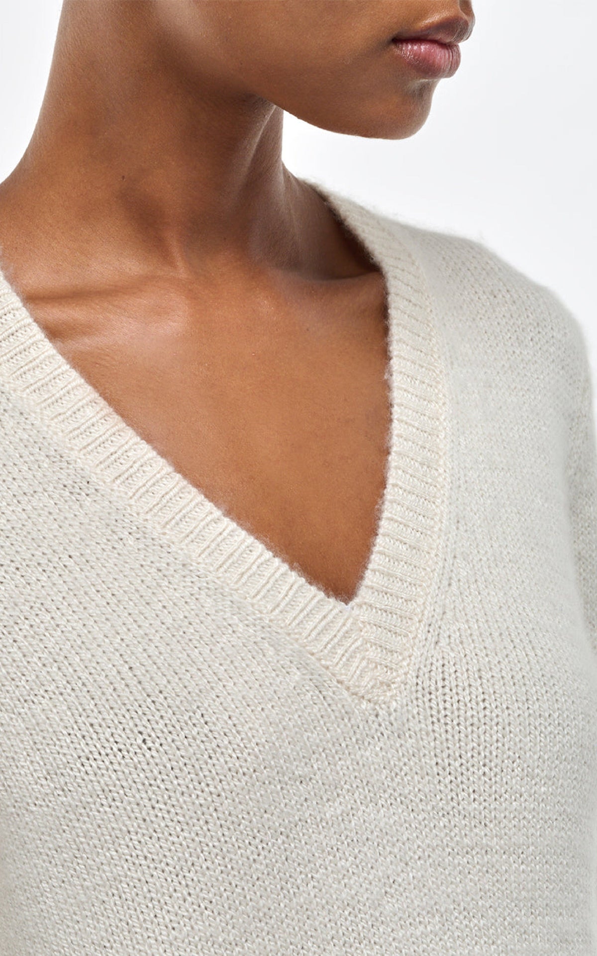 Ivory / Pull Isiah en cachemire - Ivory