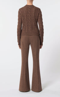 Anthea Sweater en chocolat multicolore wes