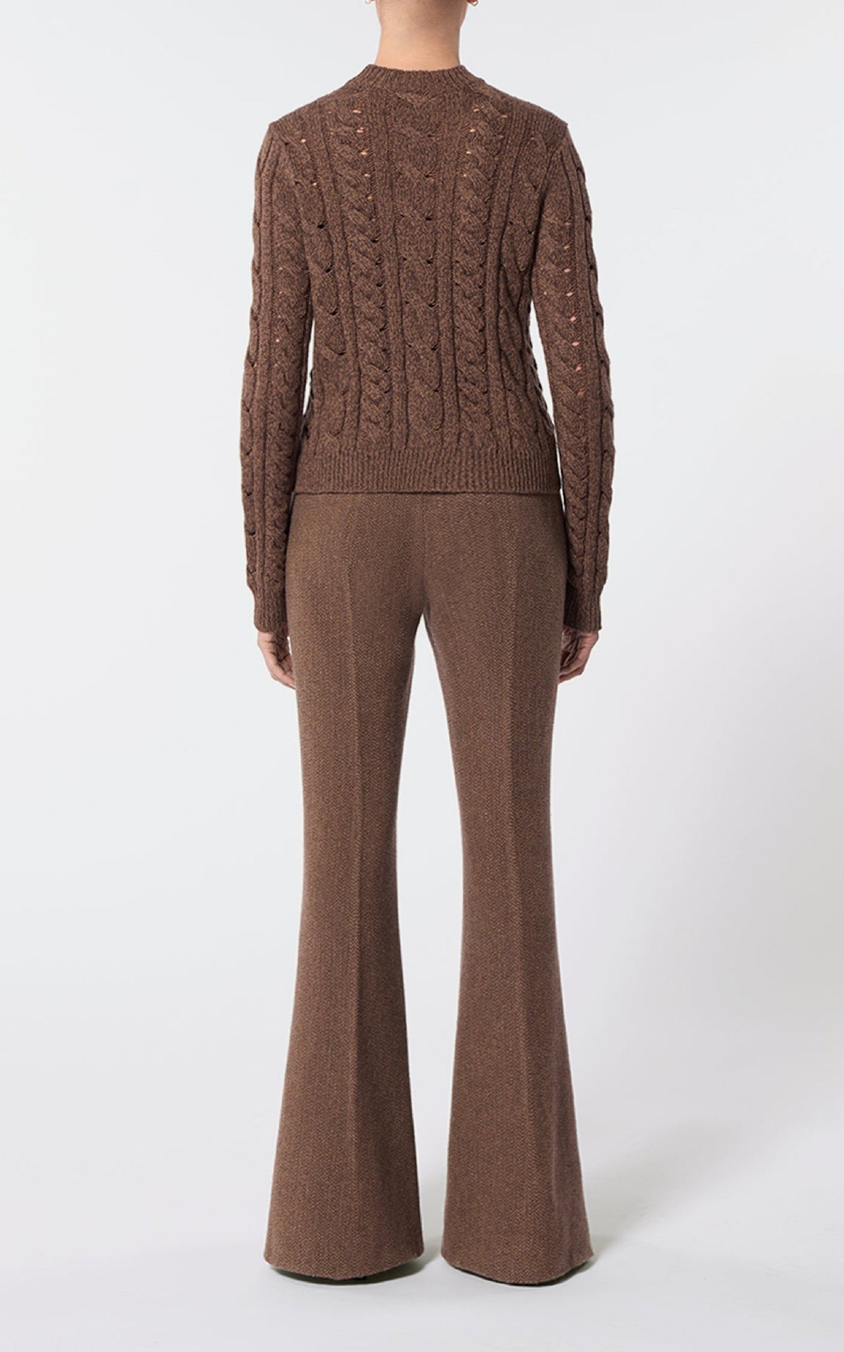 Anthea Sweater en chocolat multicolore wes