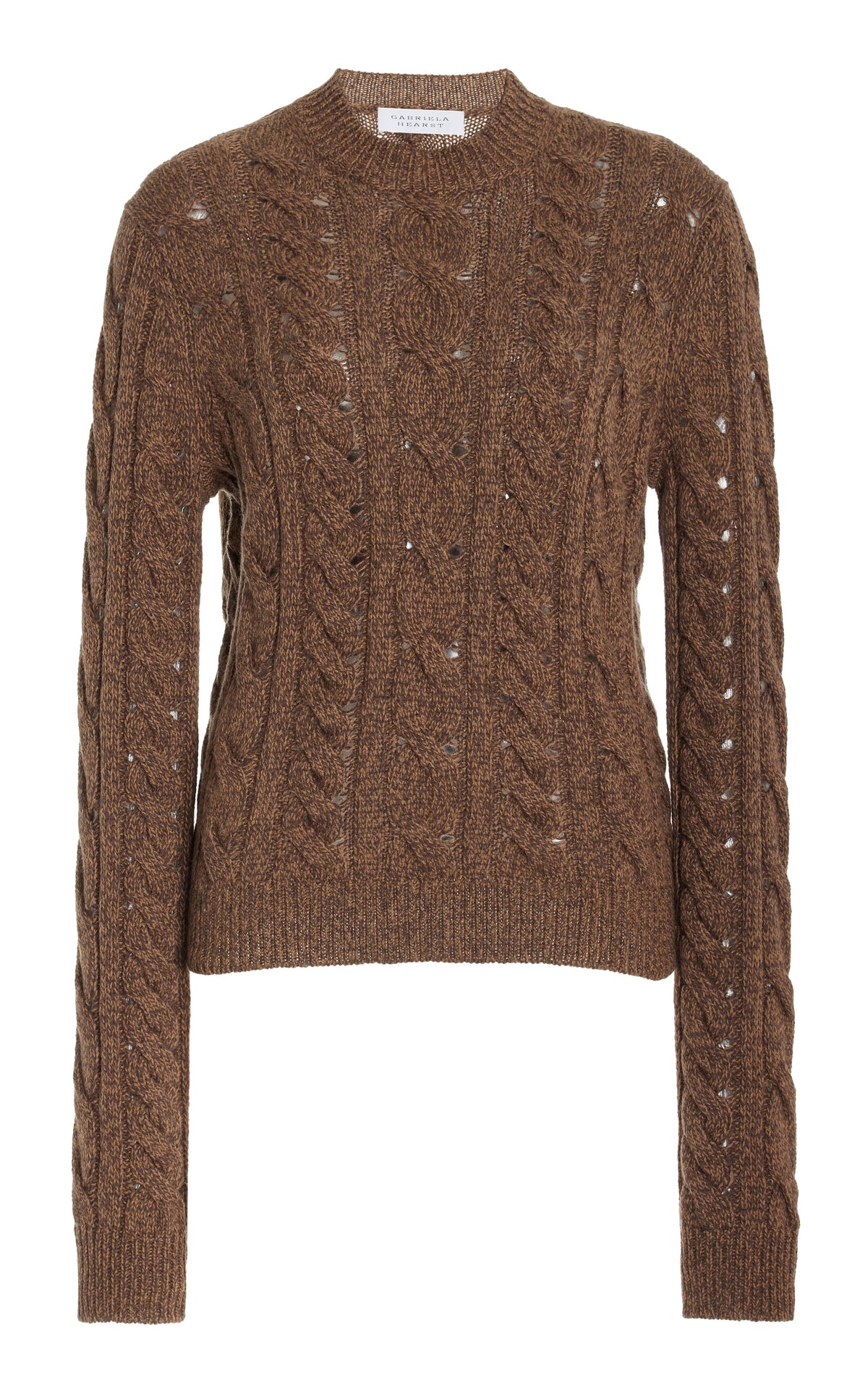 Chocolate Multi / Pull Anthea en cachemire - Chocolate Multi