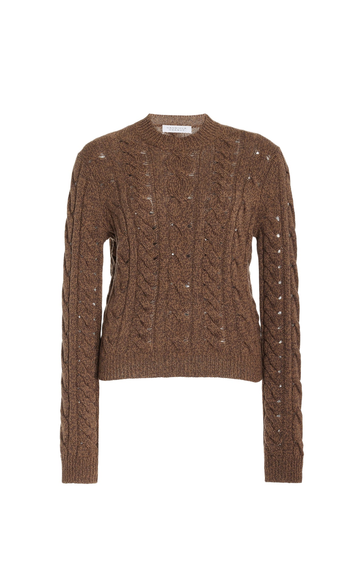 Chocolate Multi / Pull Anthea en cachemire - Chocolate Multi