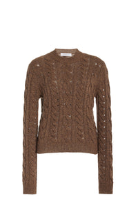 Anthea Sweater en chocolat multicolore wes