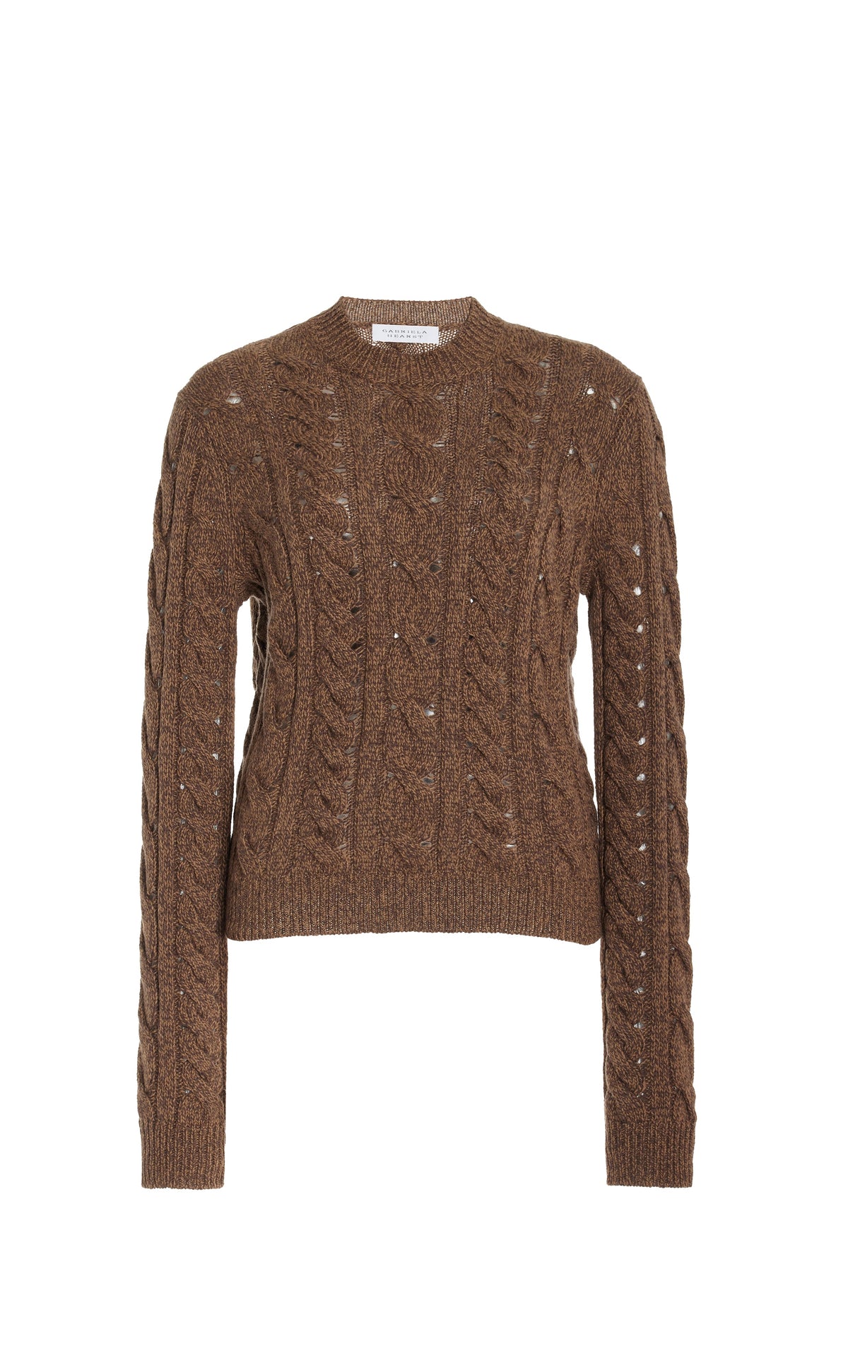 Anthea Sweater en chocolat multicolore wes