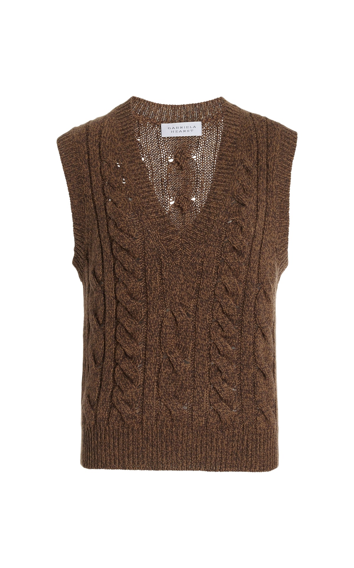 Chocolate Multi / Top Selsey en cachemire - Chocolate Multi
