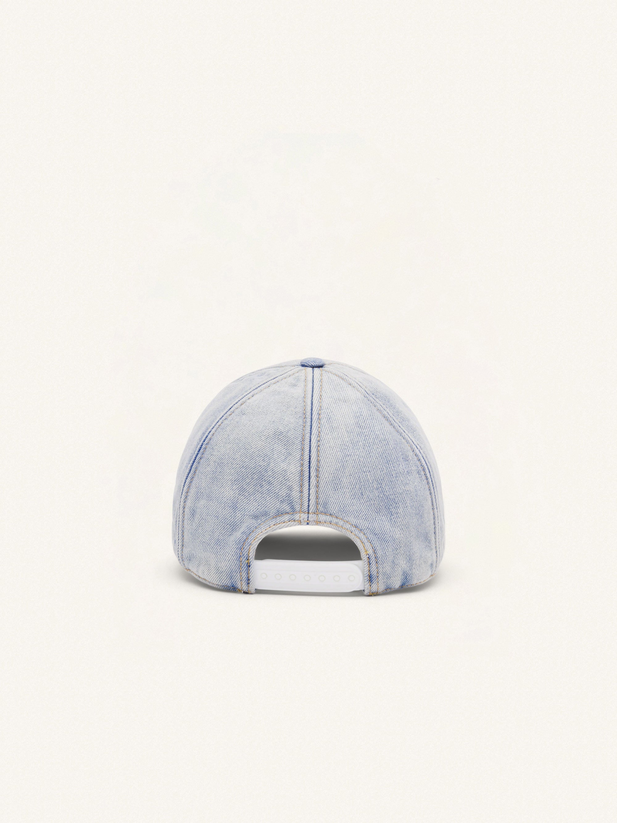 LIGHT BLUE WASH SIGNATURE BLUE DENIM CAP