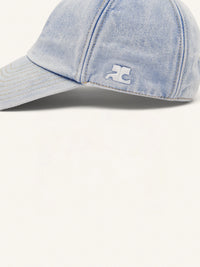 LIGHT BLUE WASH SIGNATURE BLUE DENIM CAP