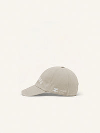 18pcs NEW / AC EMBROIDERED WASHED - Oatmeal