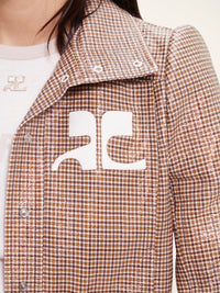 Veste vinyle Réedition à carreaux