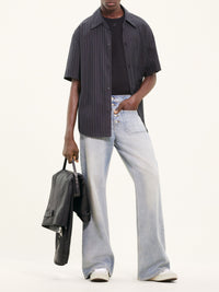 PRIX MARQUE : 110 / PINSTRIPES POPLIN