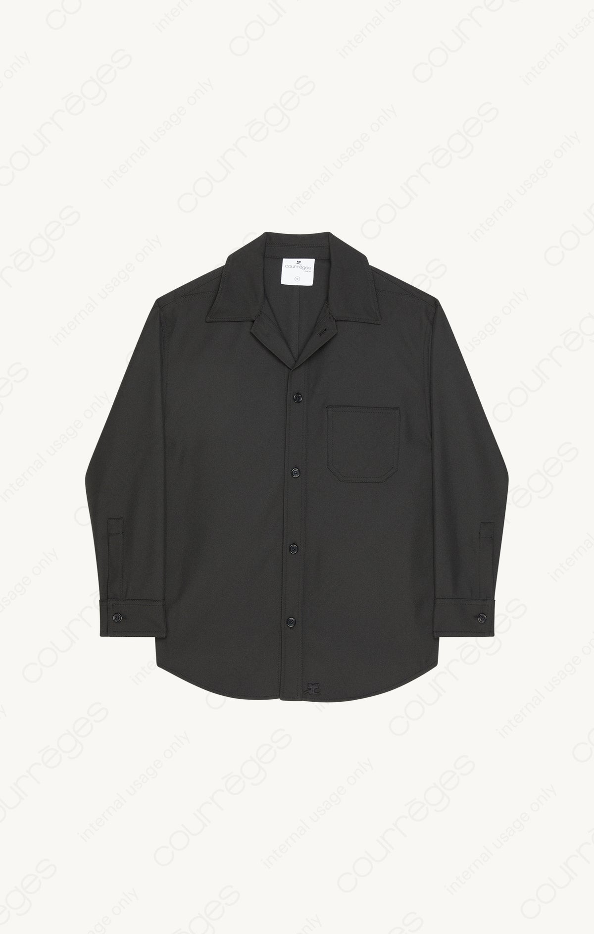 PRIX MARQUE : 120 / CCHEMISE OVERSIZED TWILL-XS