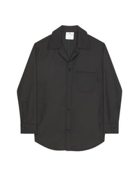 Chemise oversize en sergé - Black