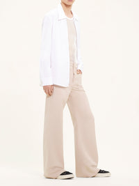 Chemise popeline zippée - Heritage White