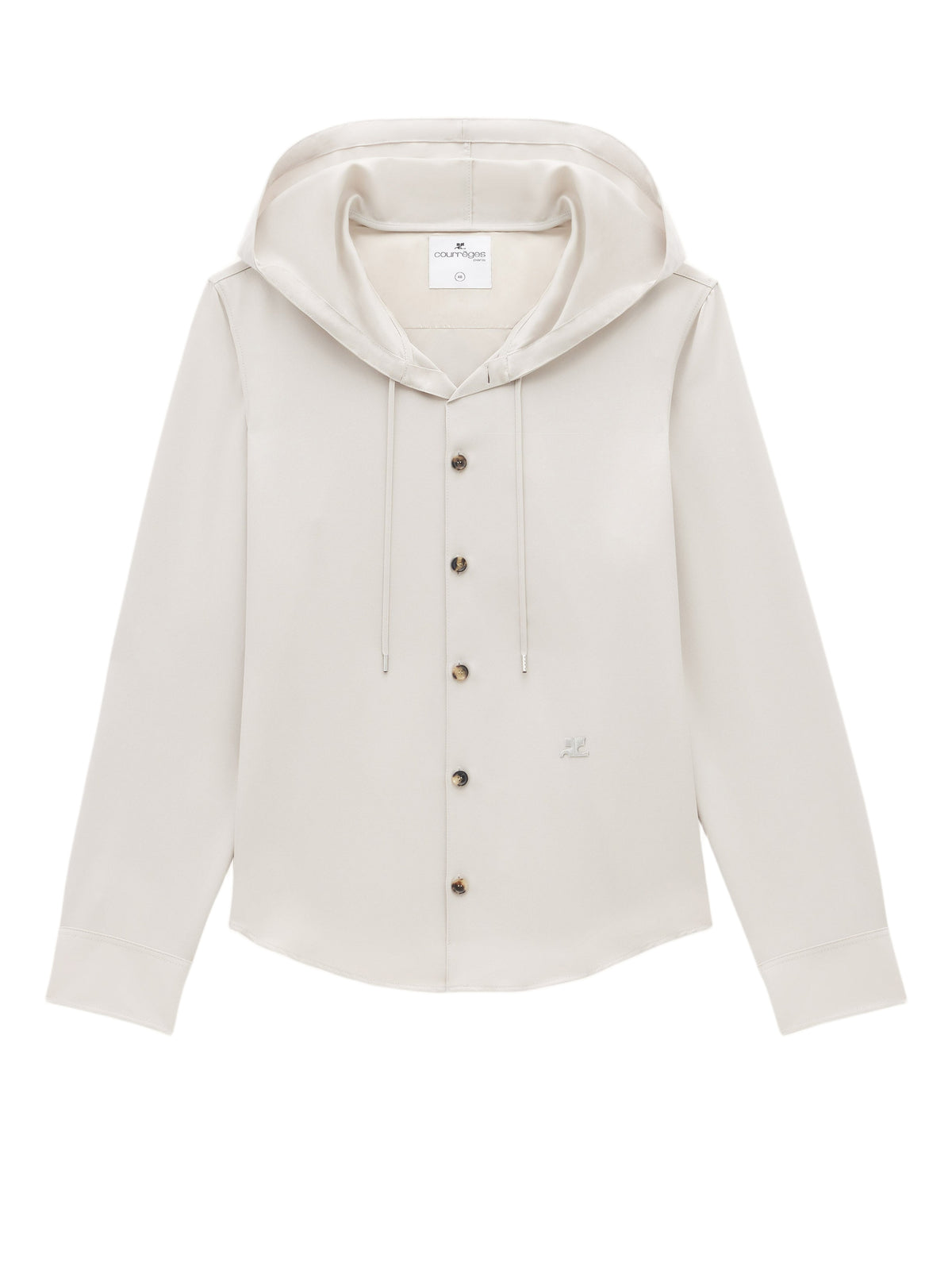 Chemise à capuche en sergé - Lime Stone