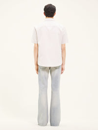 PRIX MARQUE : 110 / CHEMISE ZIPPÉE EN TWILL