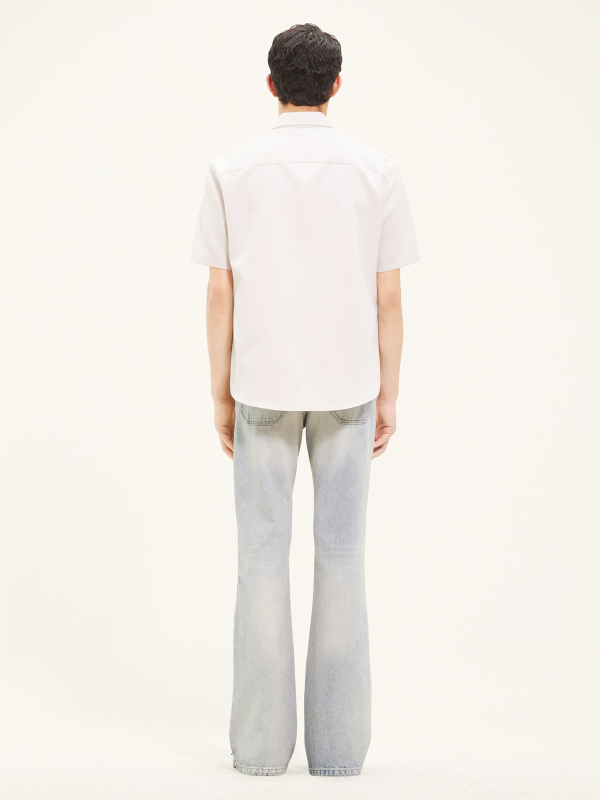 PRIX MARQUE : 110 / CHEMISE ZIPPÉE EN TWILL