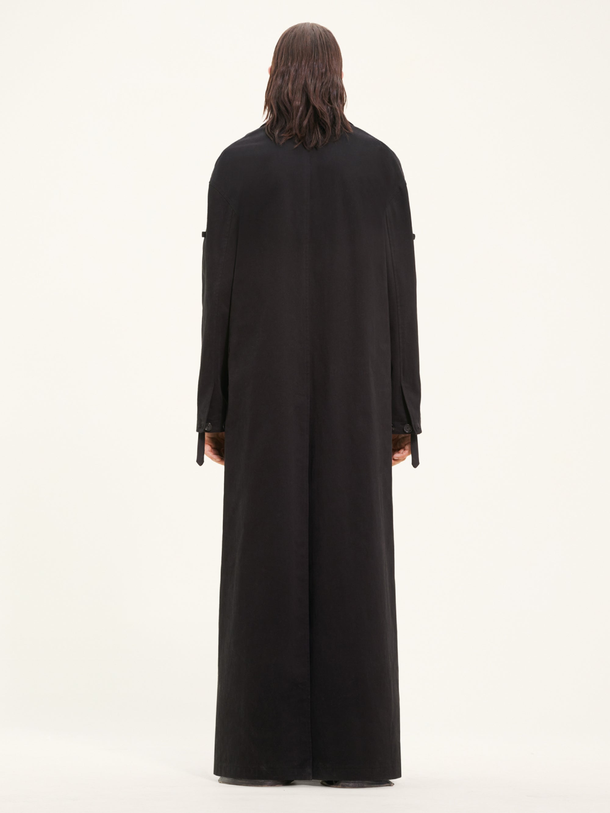 2pcs NEW / IMPERMÉABLE COCOON LONG  - Black