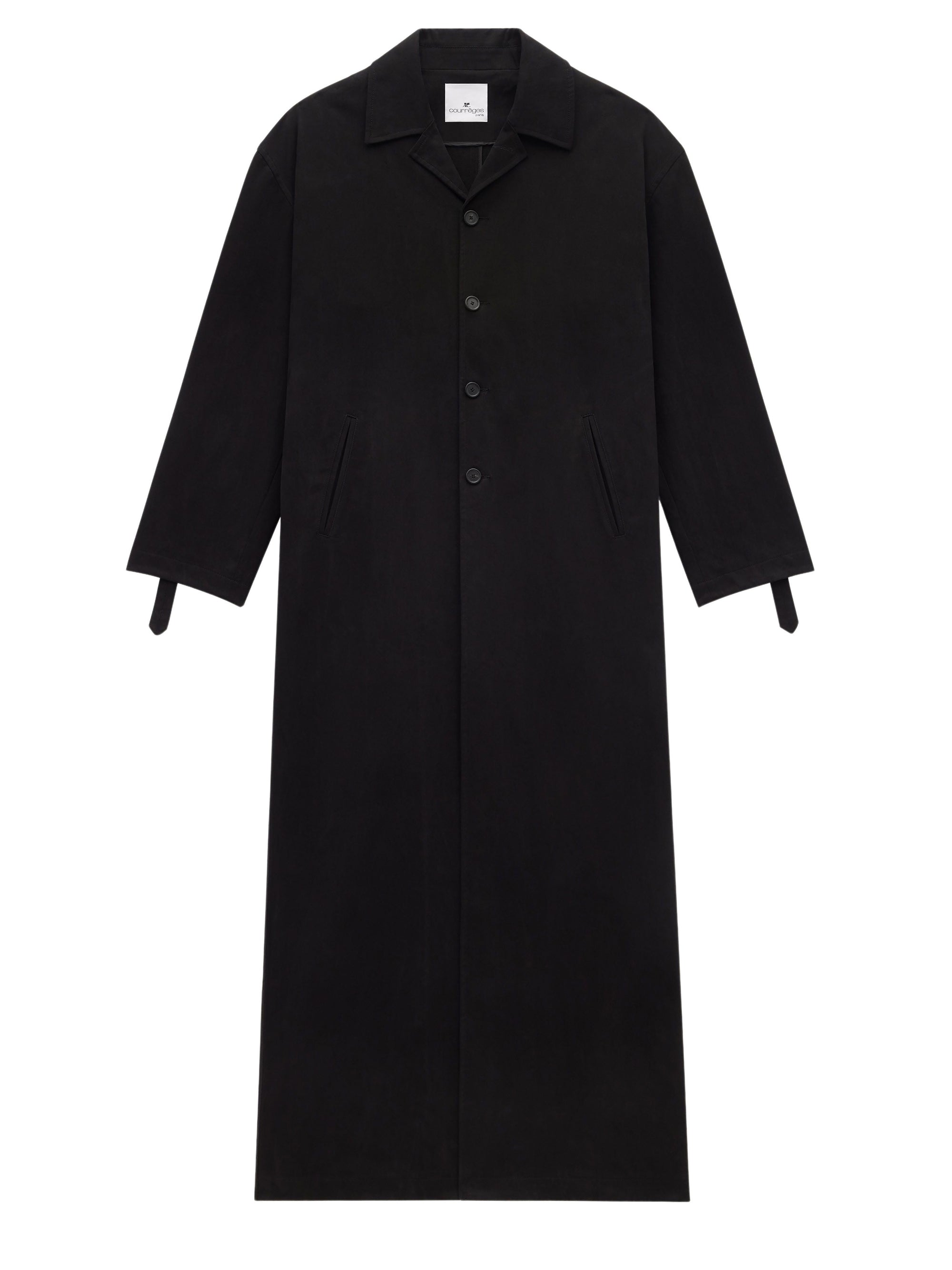2pcs NEW / IMPERMÉABLE COCOON LONG  - Black