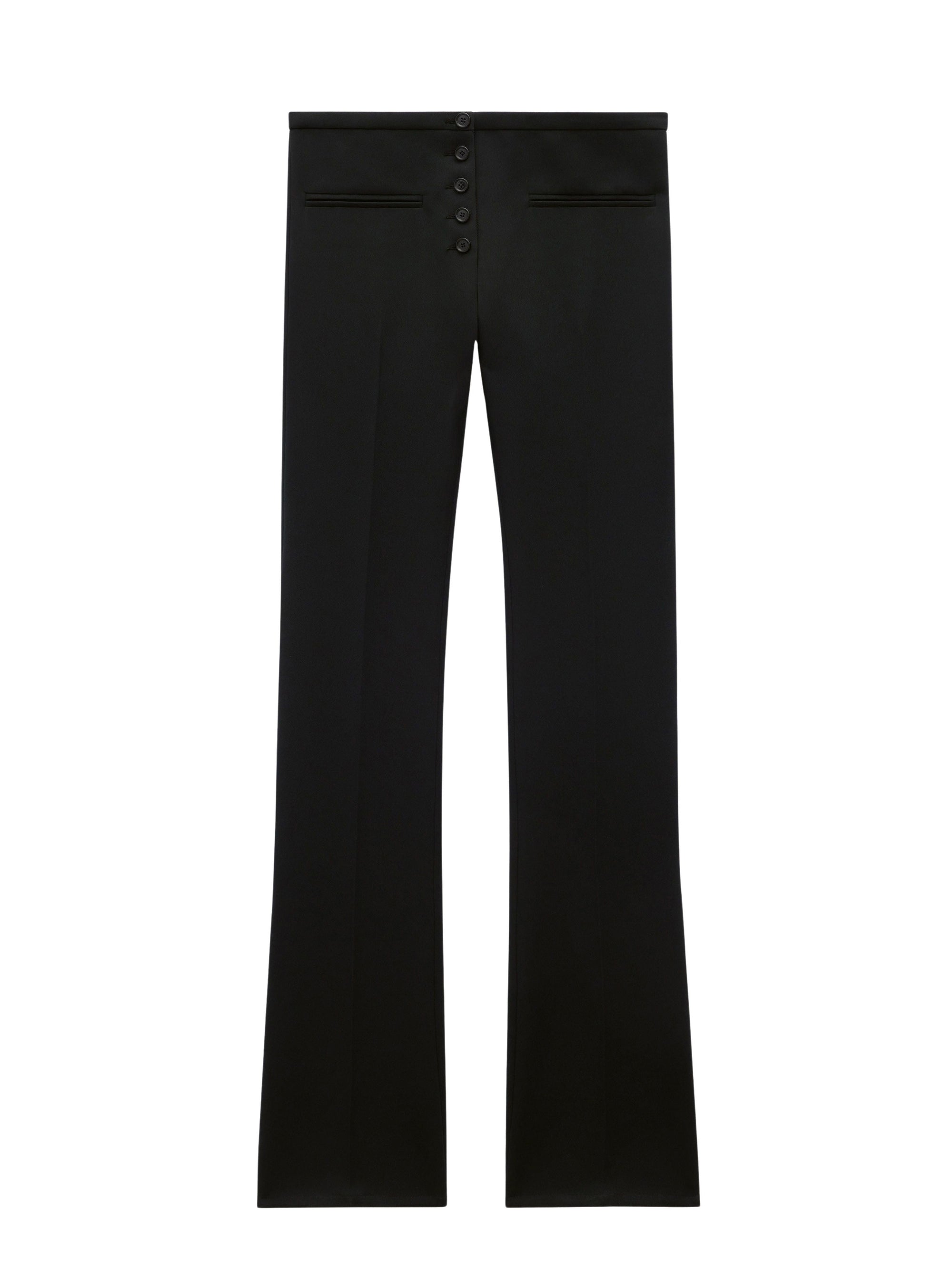 13pcs NEW / PANTALON TAILLEUR À BOUTONS  - Black