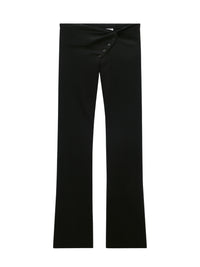 Pantalon tailleur Twist en laine - Black