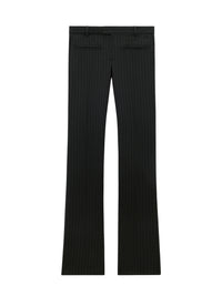 Pantalon bootcut Héritage en laine - Black & White