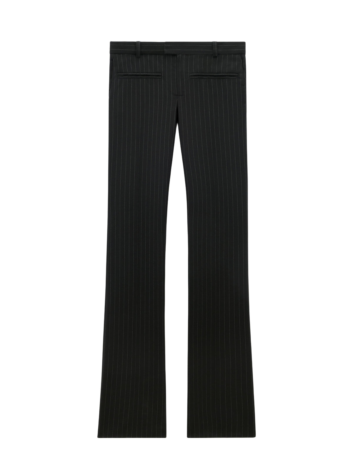Pantalon bootcut Héritage en laine - Black & White