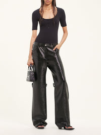PRIX MARQUE : 150 / PANTALON BAGGY À SANGLE