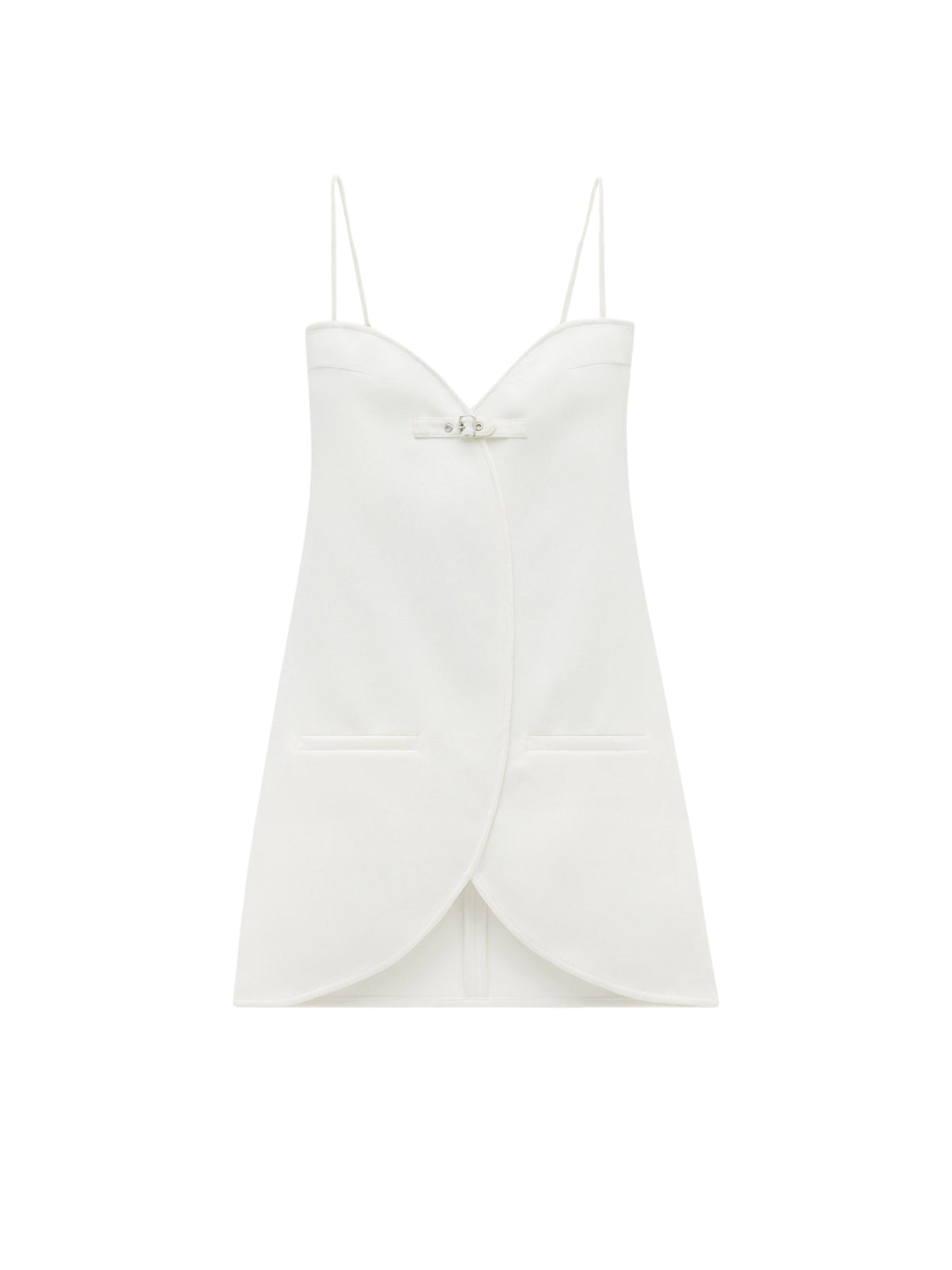 Robe Ellipse en sergé - Heritage White