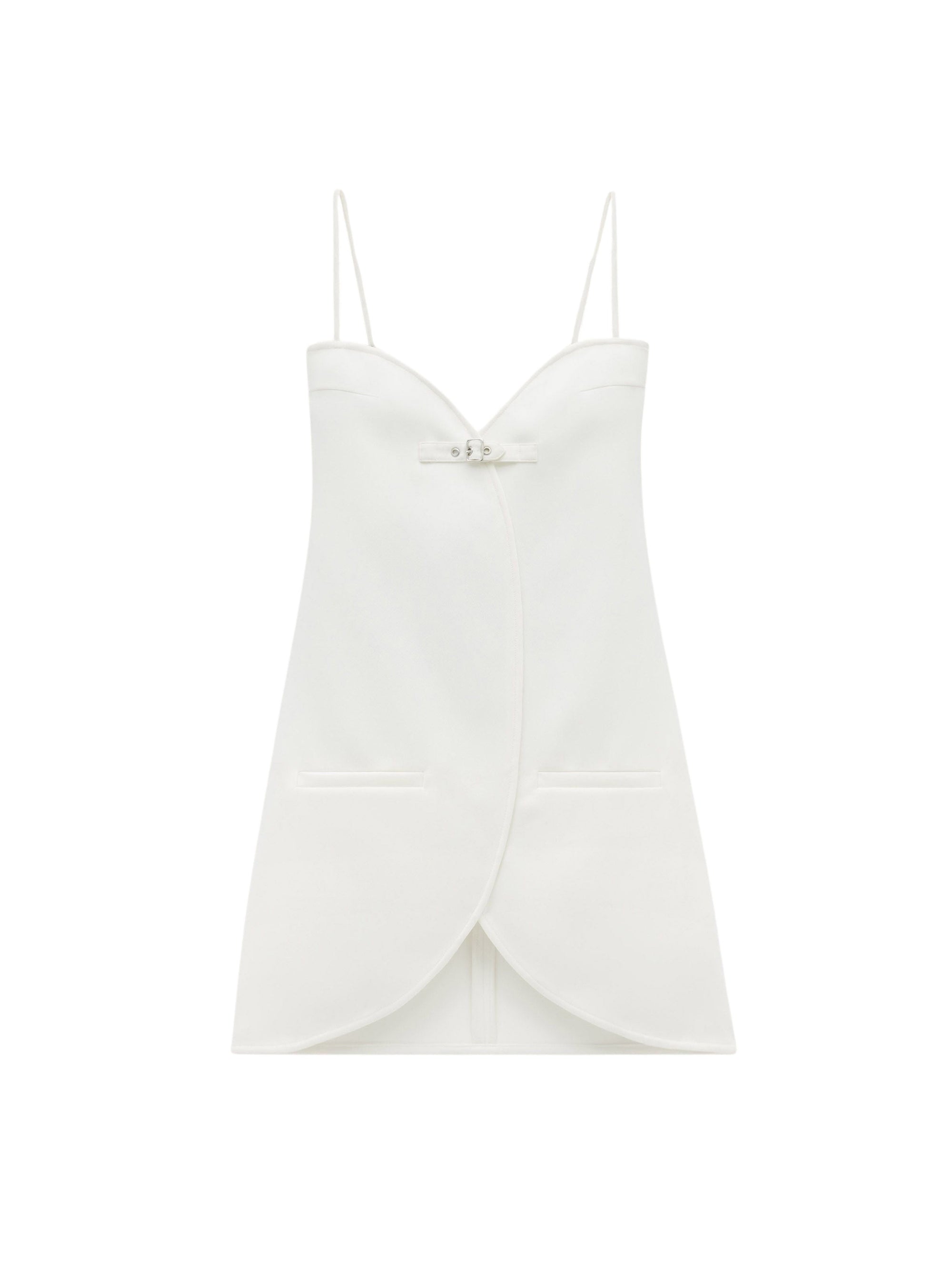 15pcs NEW / ROBE ELLIPSE EN TWILL  - Heritage white