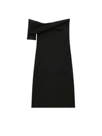 Heritage crepe dress - Black