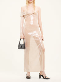 Robe longue asymétrique - Sand