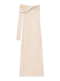 Robe longue asymétrique - Sand