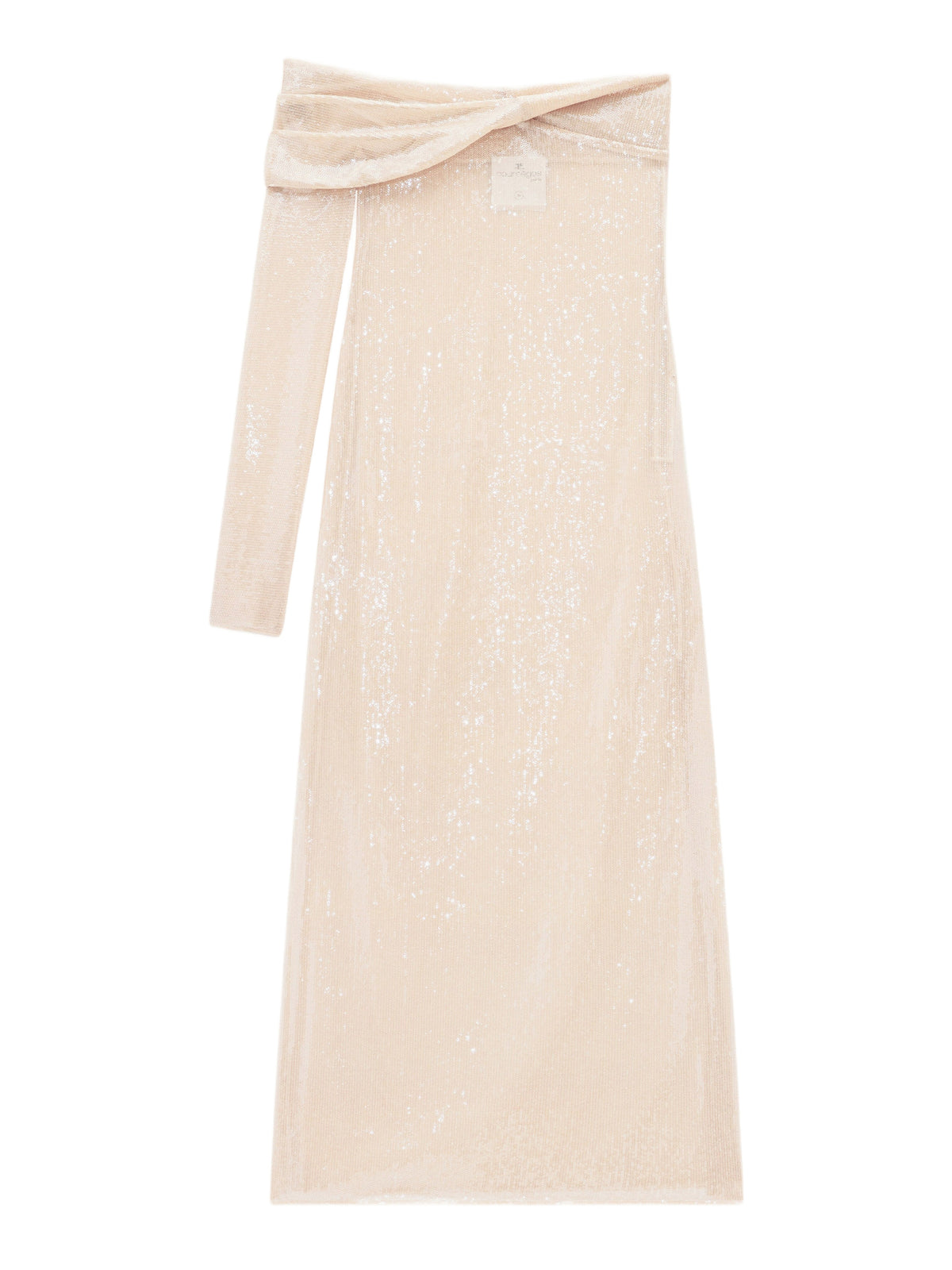 Robe longue asymétrique - Sand